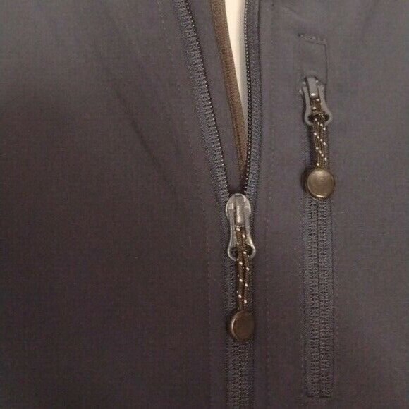 Black Diamond Grey Blue Soft Shell Midweight Winter Jacket Men Medium - Picture 6 of 12